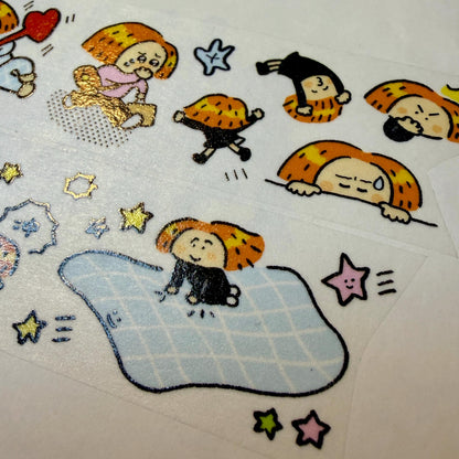 Dream Bold Washi Sticker Sheet, Kawaii Stickers
