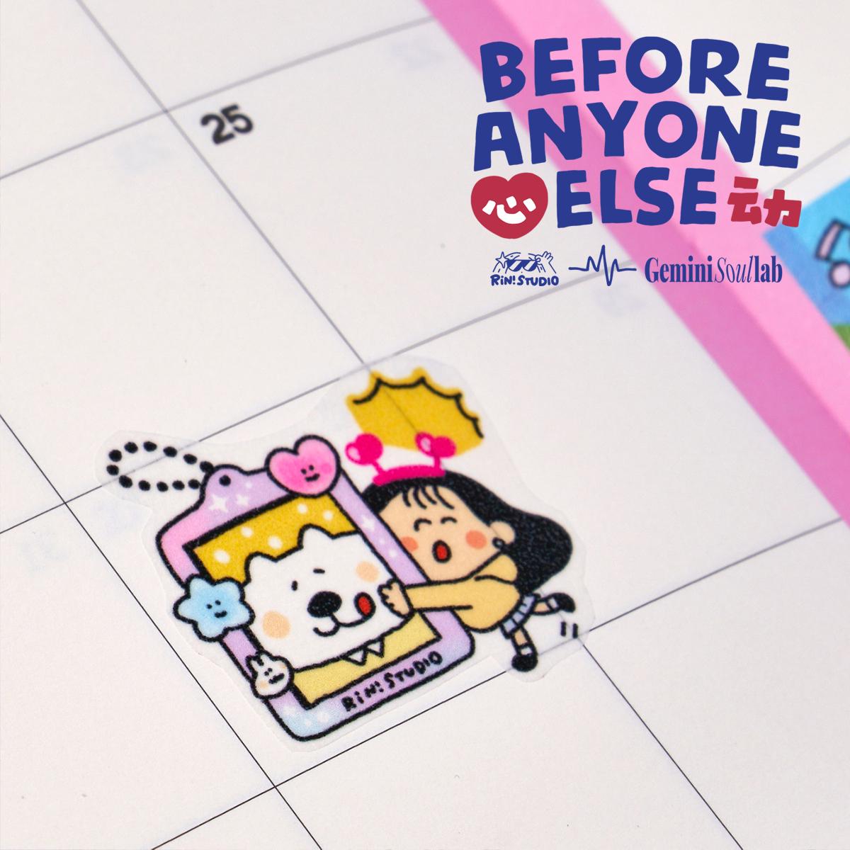 RiN Studio Kawaii Journal Stickers, K-Pop Idol Fan Stickers