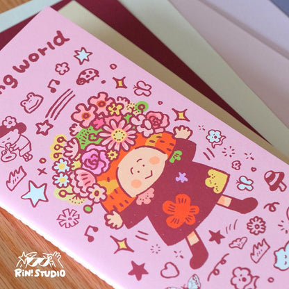 Traveler's Notebook Refill by RiN Studio – in use with planner layout