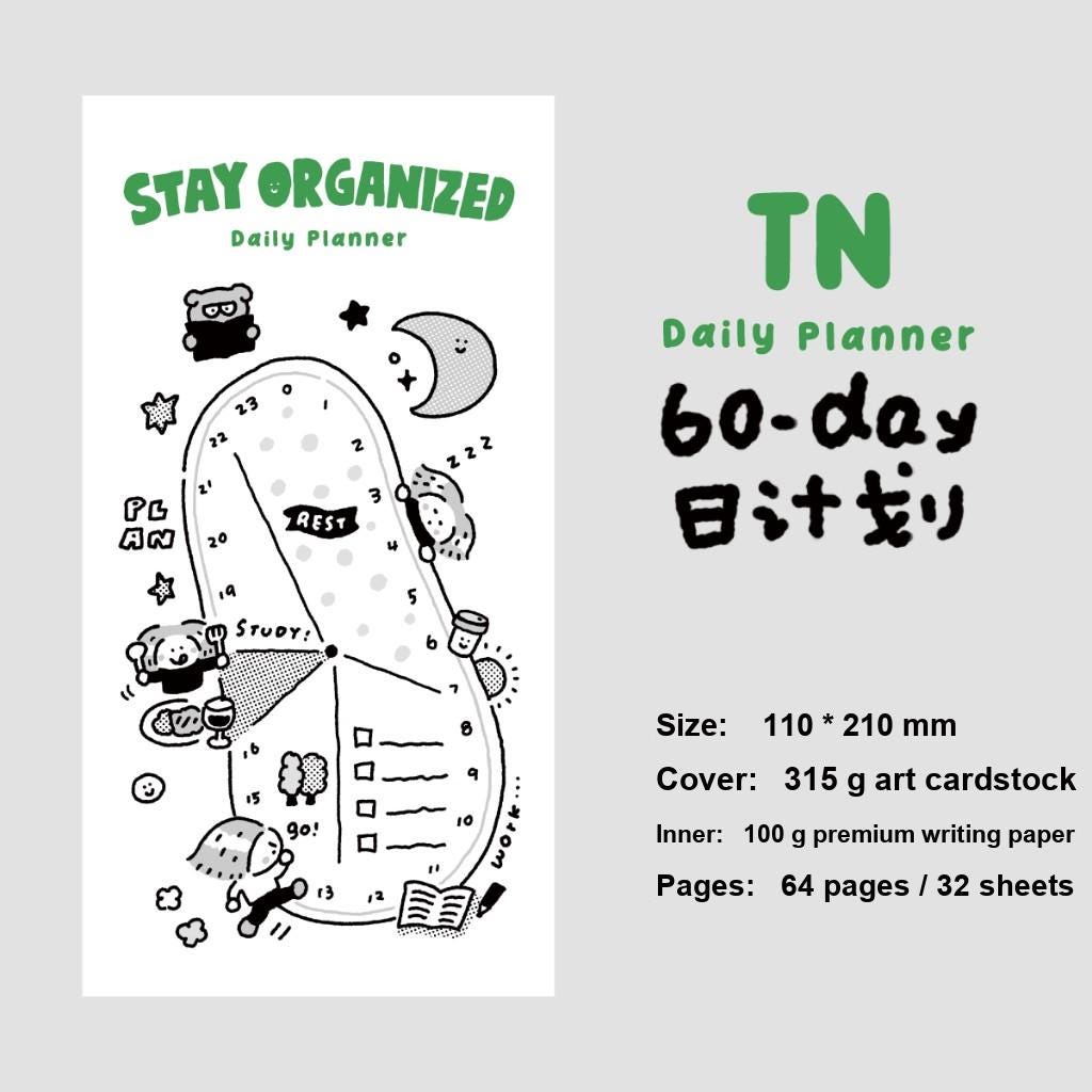 Traveler's Notebook Refill Daily, Weekly, Monthly Planner by RiN Studio – styling inspiration photo