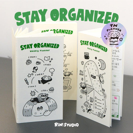 RiN Studio Traveler's Notebook Refill Daily, Weekly, Monthly Planner – kawaii journal and notebook