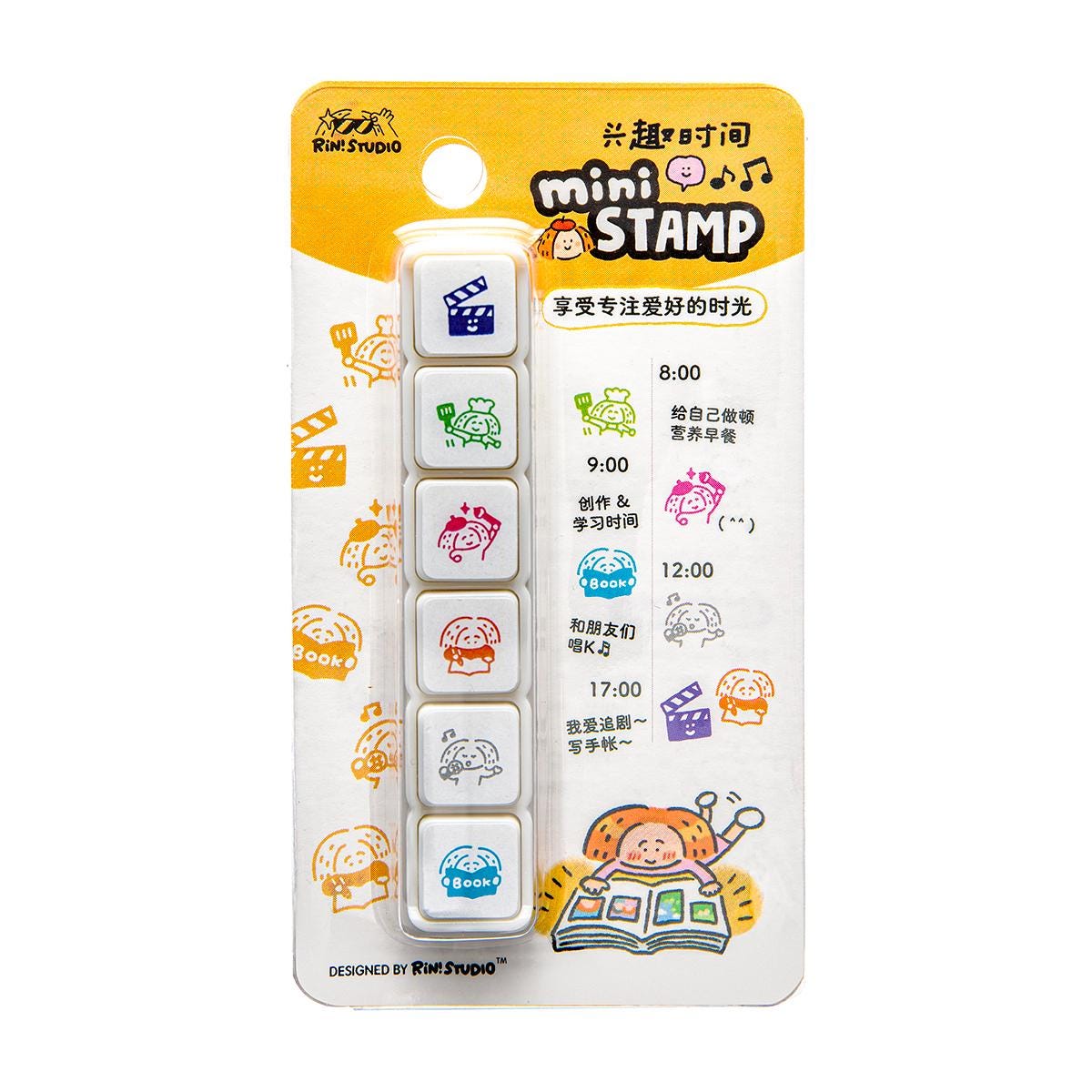 Mini 6 in 1 stamps - Hobby - Portable size