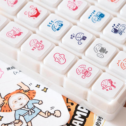 Mini 6 in 1 stamps - Hobby - Portable size
