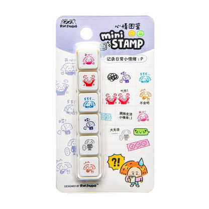Mini 6 in 1 Stamps - Mood - Portable size by RiN Studio – styling inspiration photo