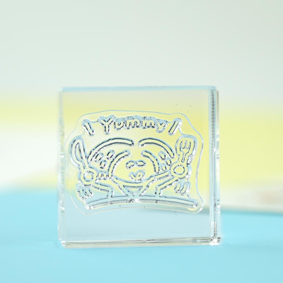 King Jim Kitta Stamp - Clear See through Stamps - Yummy/Bubble Tea/Cooking - Large