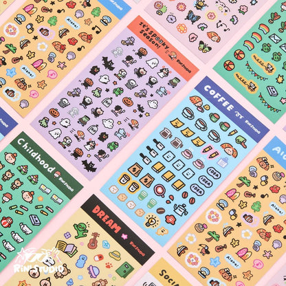 RiN Studio Mini Stickers kawaii planner stickers for bullet journaling