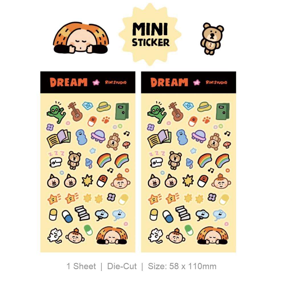 Mini Stickers by RiN Studio – seasonal design close-up