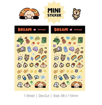 Mini Stickers by RiN Studio – seasonal design close-up
