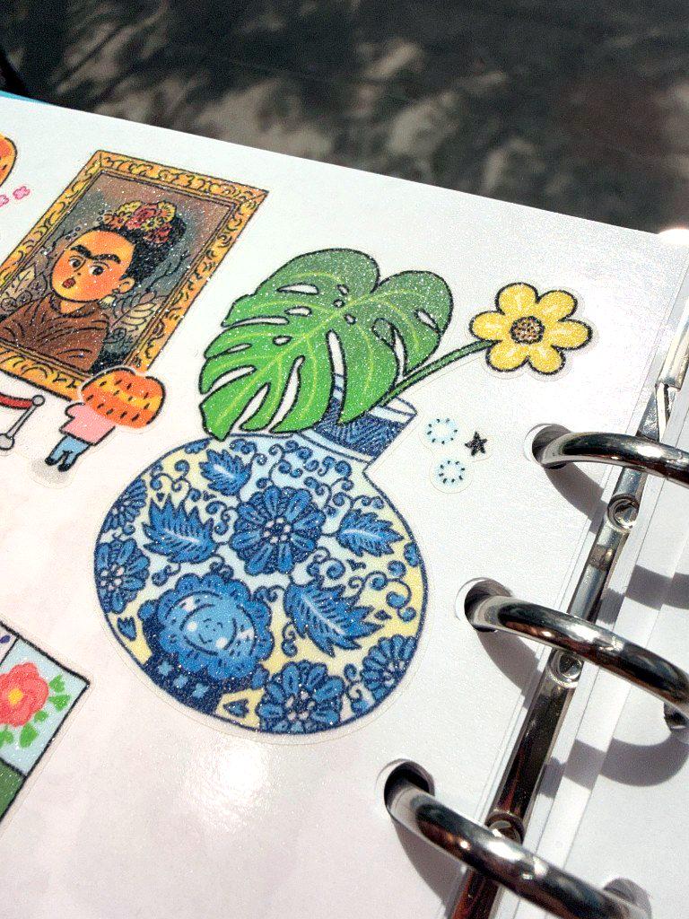 Kisscut Washi Tape - Dazzling World by RiN Studio – texture and finish detail