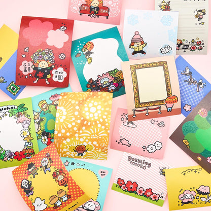 Writable Washi Tape - Dazzling World by RiN Studio – in use with planner layout