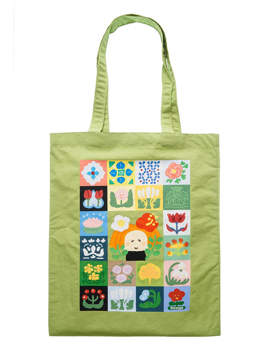 Nylon Tote Bag by RiN Studio – flat lay product photo