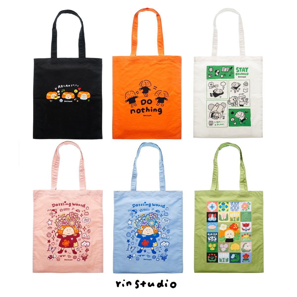 Nylon Tote Bag by RiN Studio – bag in everyday use