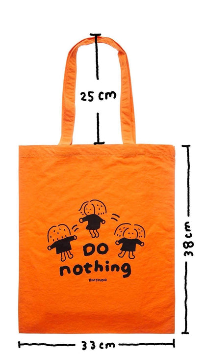 Nylon Tote Bag by RiN Studio – fabric texture and print detail