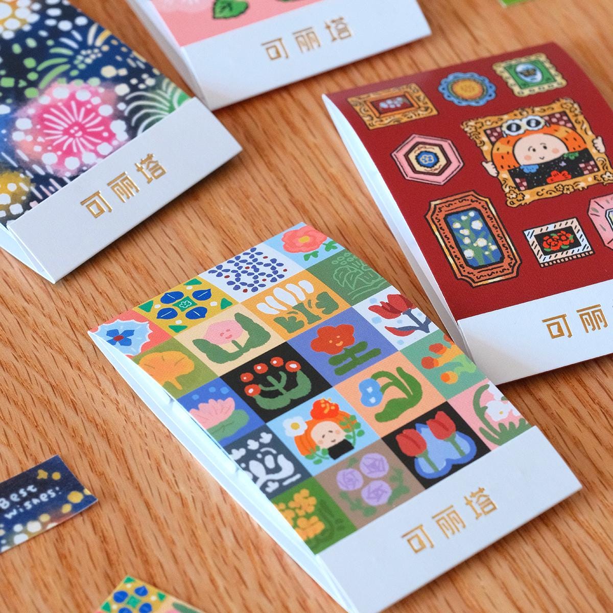 King Jim Kitta Washi Tape - Journal Tape by RiN Studio – color and pattern close-up