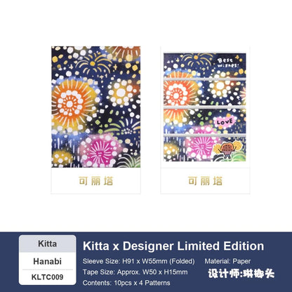 King Jim Kitta Washi Tape - Journal Tape by RiN Studio – journaling in-use detail