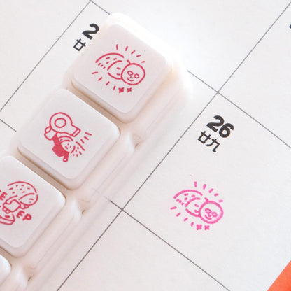 Mini 6 in 1 stamps - Girls - Portable size