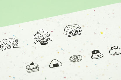 King Jim Kitta Stamp Clear See-through Stamps by RiN Studio – scrapbook and journal application
