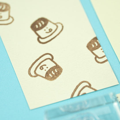 King Jim Kitta Stamp Clear See-through Stamps by RiN Studio – texture and finish detail
