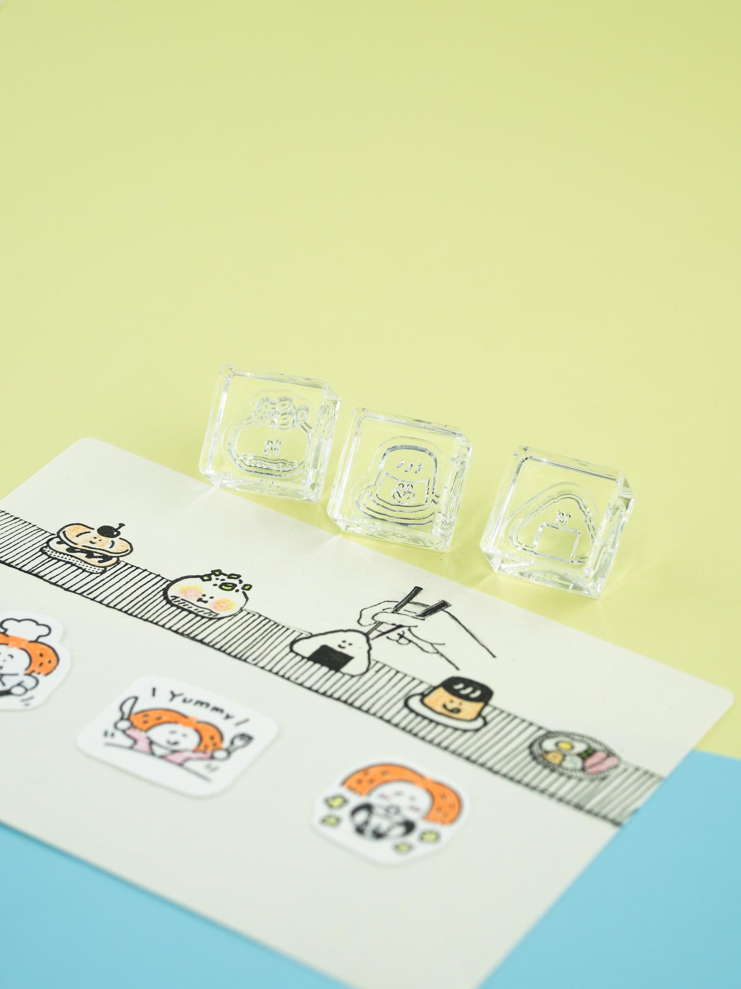 King Jim Kitta Stamp Clear See-through Stamps by RiN Studio – styling inspiration photo