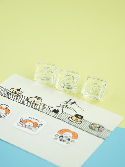 King Jim Kitta Stamp Clear See-through Stamps by RiN Studio – styling inspiration photo