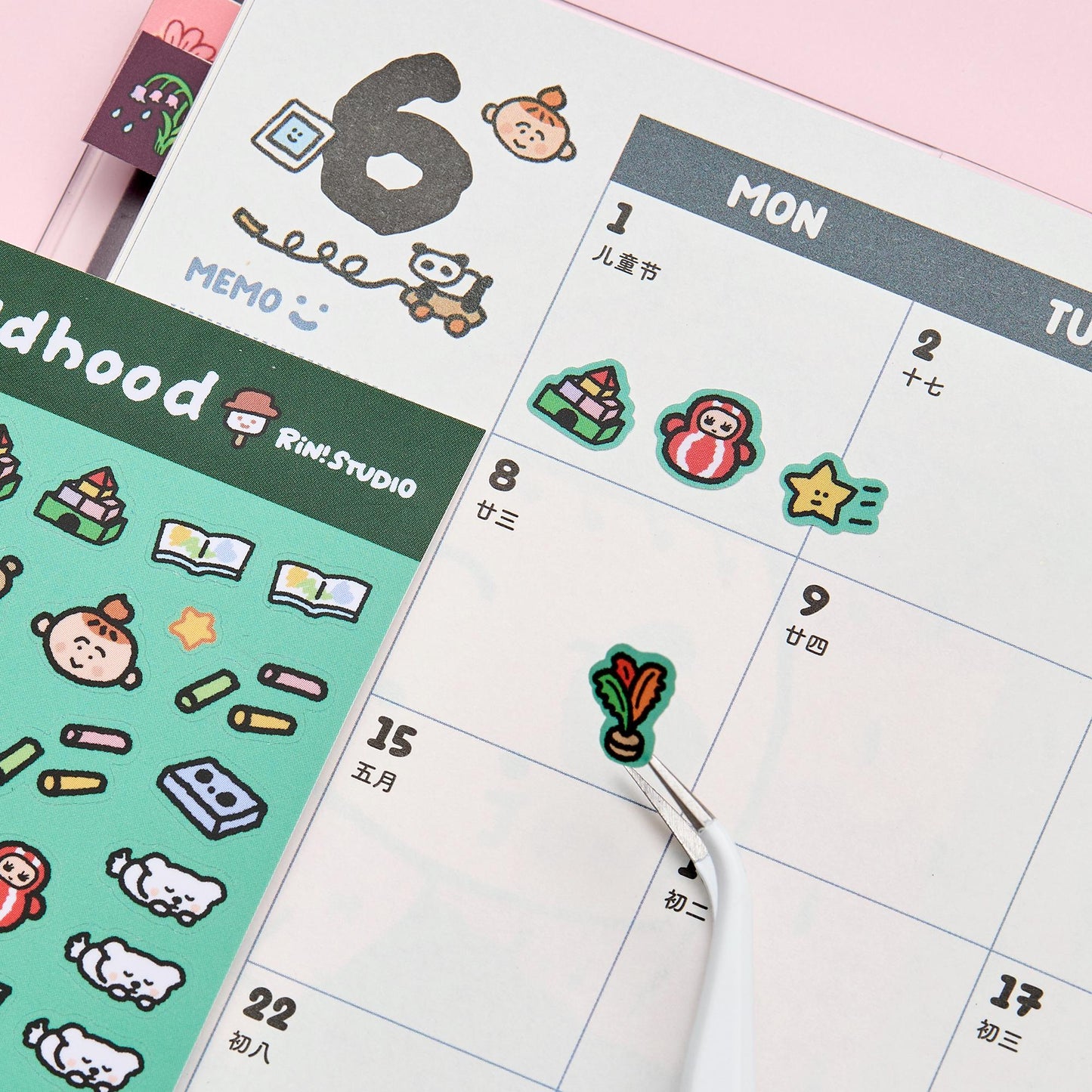Mini Stickers by RiN Studio – lifestyle journaling photo