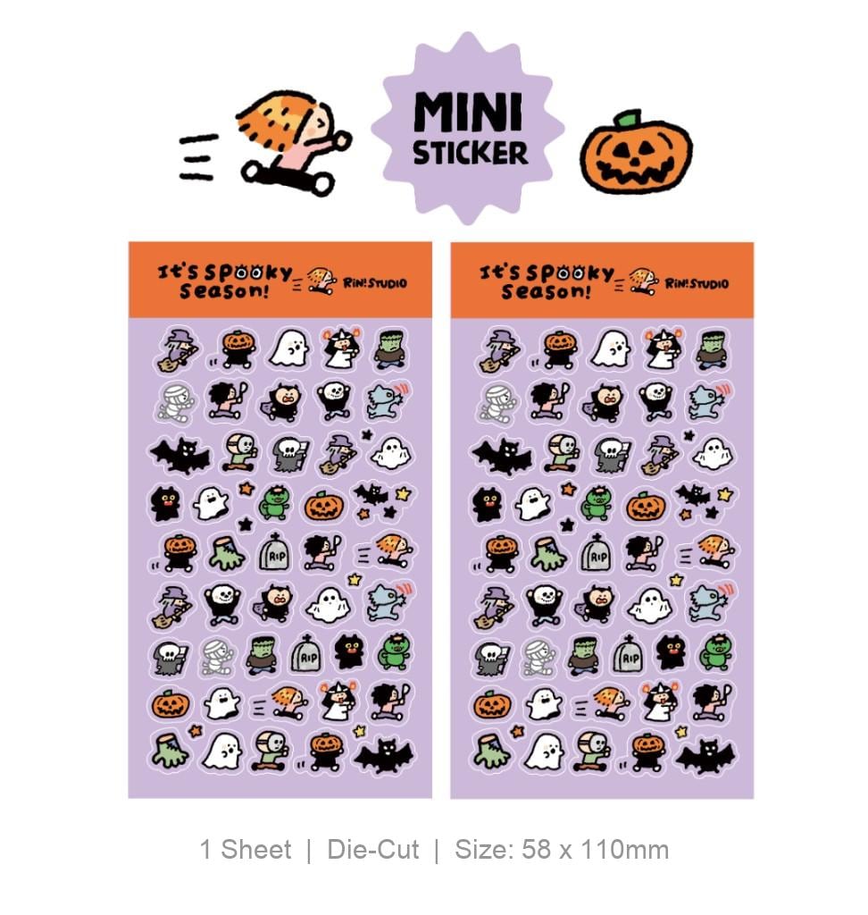 Mini Stickers by RiN Studio – sticker sheet spread
