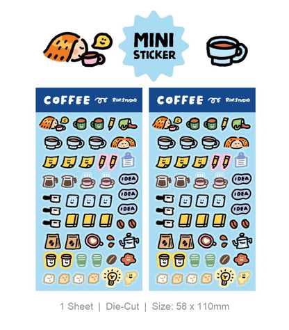 Mini Stickers by RiN Studio – kawaii sticker variety overview
