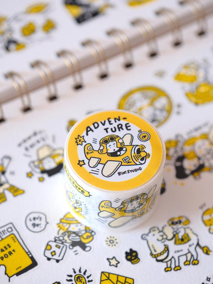 Kisscut Washi Tape - Adventure by RiN Studio – packaging and product overview