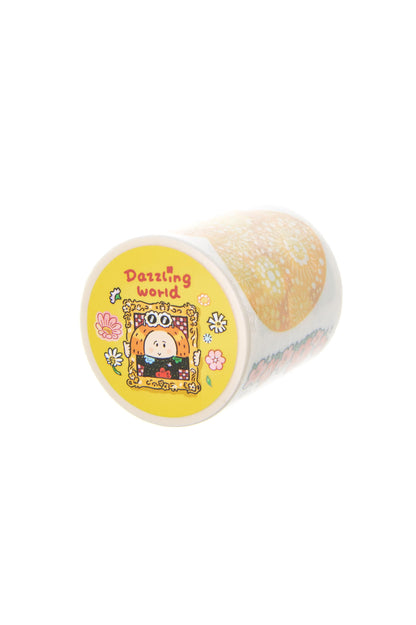 Kisscut Washi Tape - Dazzling World by RiN Studio – in use with planner layout