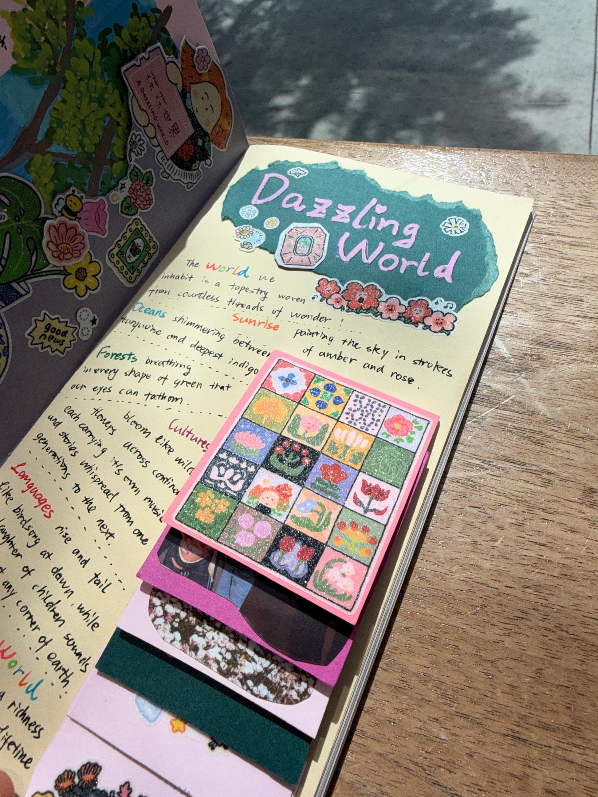 Kisscut Washi Tape - Dazzling World by RiN Studio – packaging and product overview