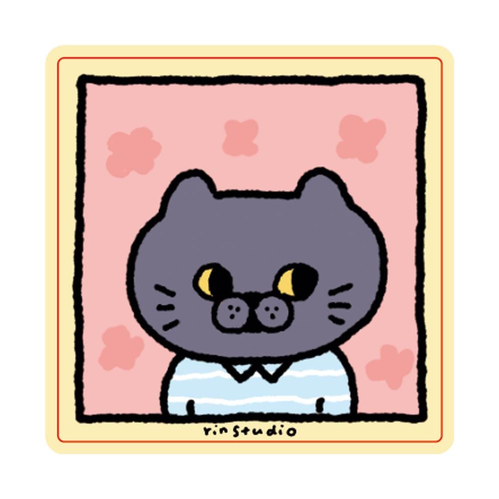 Kawaii Cat Sticker, Kitten Vinyl Decal, Kitty Lover Gift - RiN! Studio