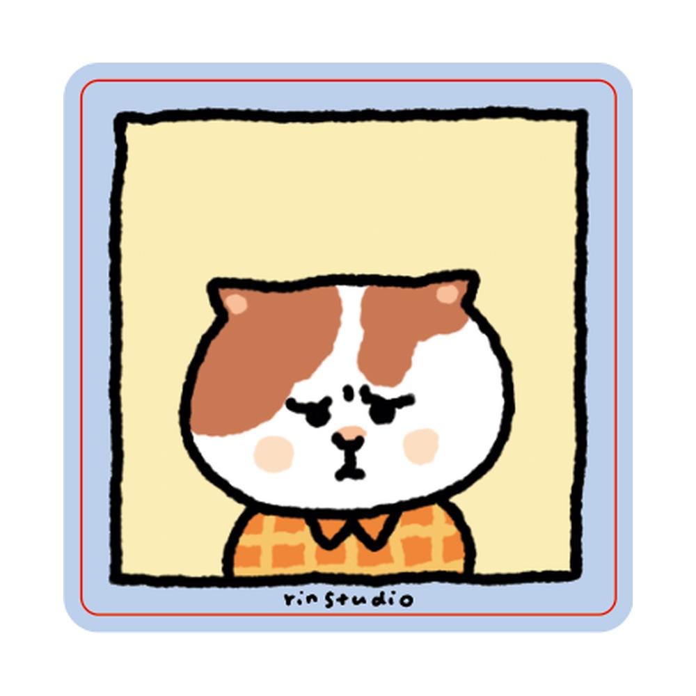 Kawaii Cat Sticker, Kitten Vinyl Decal, Kitty Lover Gift - RiN! Studio