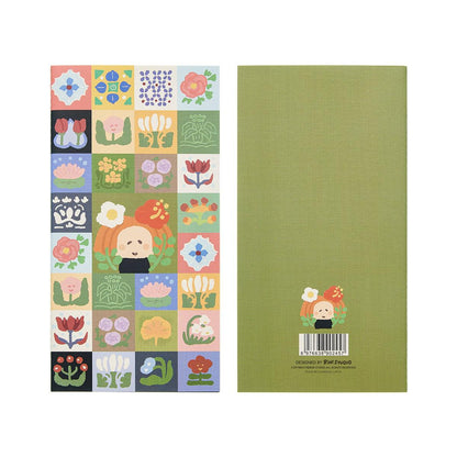 Traveler's Notebook Refill | Color Inner Pages TN Insert | Green Cover | RiN! Studio