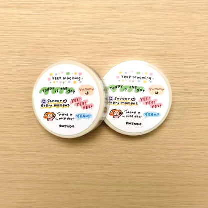 Have a nice day mini Washi Tape - decoration tape RiN! Studio