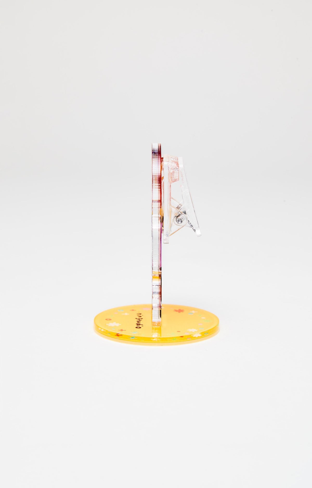 Cute Duck Acrylic Clip Holder – Kawaii Memo Photo Stand | RiN Studio Desk Accessory