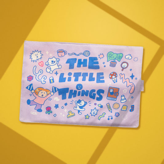 The Little Things Roll-Up Pencil Case – Cute Kawaii Pen Roll Pouch | RiN Studio