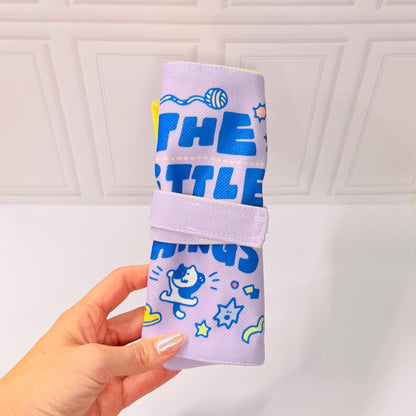 The Little Things Roll-Up Pencil Case – Cute Kawaii Pen Roll Pouch | RiN Studio