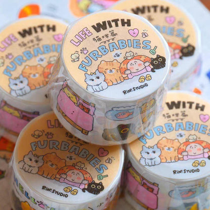 Cats Washi Tape | Life with Fur Babies, Kawaii Journaling