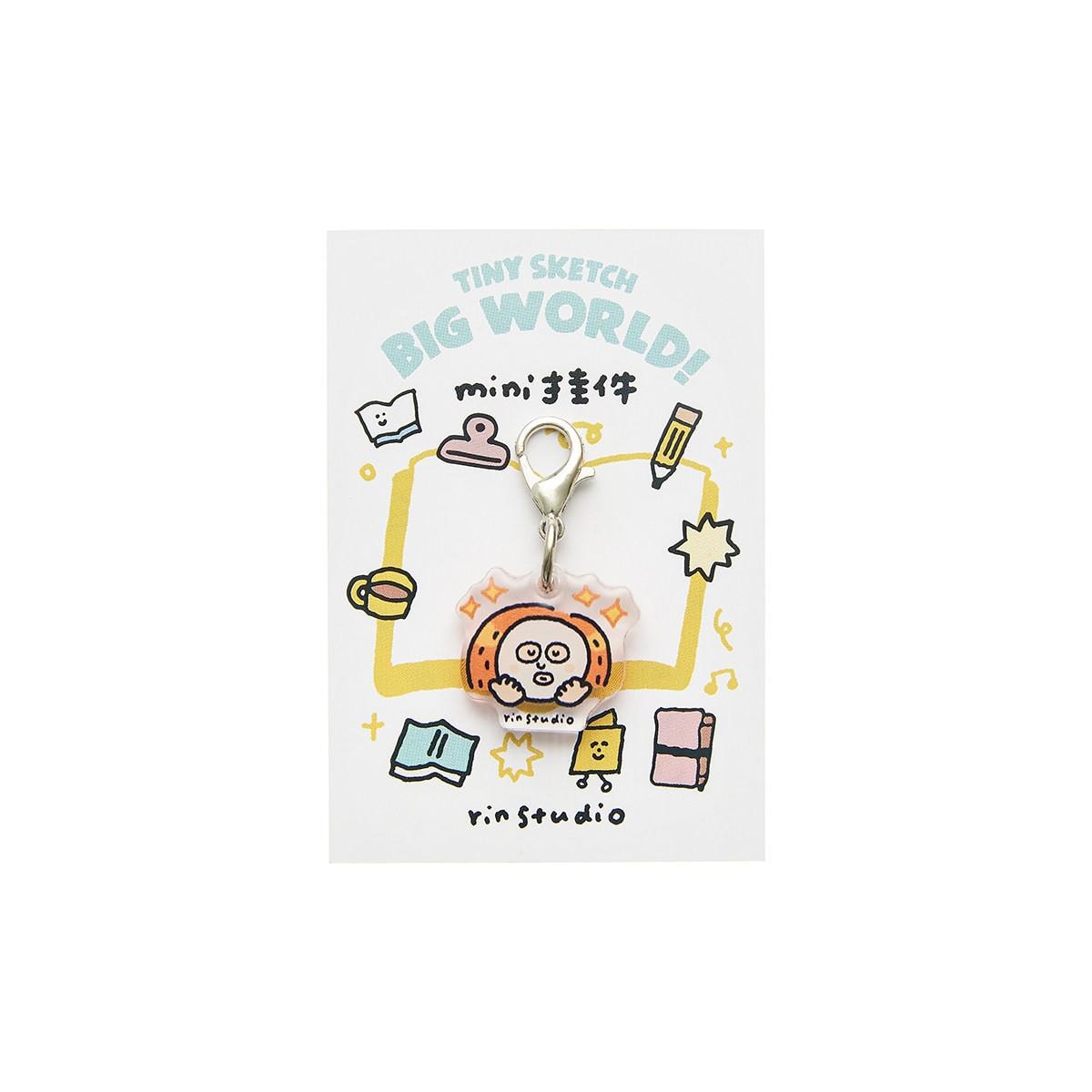 Mini TN Charm – Cute Kawaii Daily Life Acrylic Charm | RiN Studio Planner Bag Traveler's Notebook Keychain Accessory