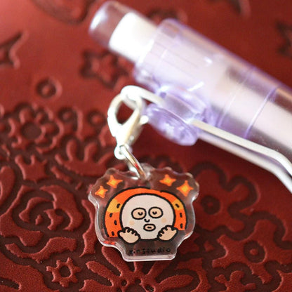 Mini TN Charm – Cute Kawaii Daily Life Acrylic Charm | RiN Studio Planner Bag Traveler's Notebook Keychain Accessory