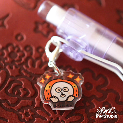 Mini TN Charm – Cute Kawaii Daily Life Acrylic Charm | RiN Studio Planner Bag Traveler's Notebook Keychain Accessory