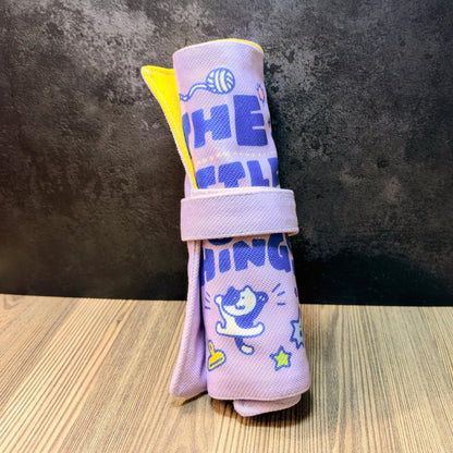 The Little Things Roll-Up Pencil Case – Cute Kawaii Pen Roll Pouch | RiN Studio