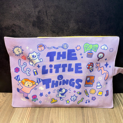 The Little Things Roll-Up Pencil Case – Cute Kawaii Pen Roll Pouch | RiN Studio