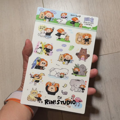 Day Dream - My animal friend Stickers | Pets | Cute Animals | Vol 27