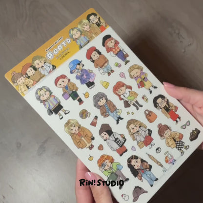 Outfit of the day Autumn and Winter Stickers | OOTD | Vol 37