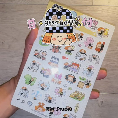 Day Dream Date Stickers | Number | Vol 24